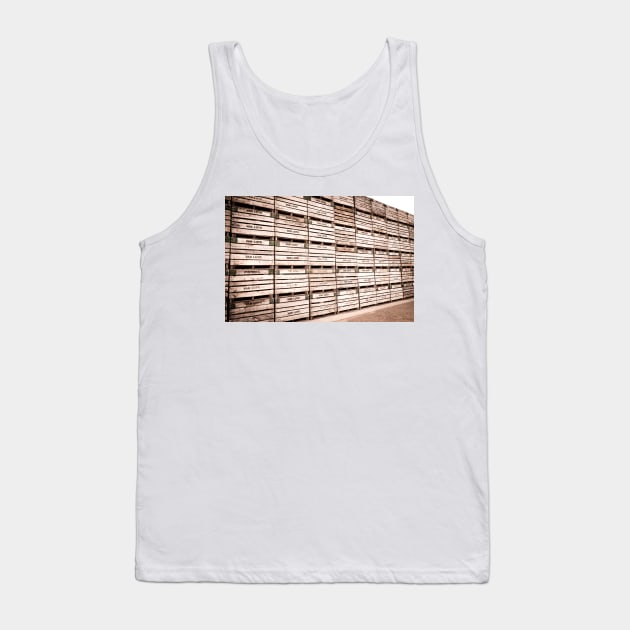 Carrot Crates On The Farm Tank Top by Robert Alsop